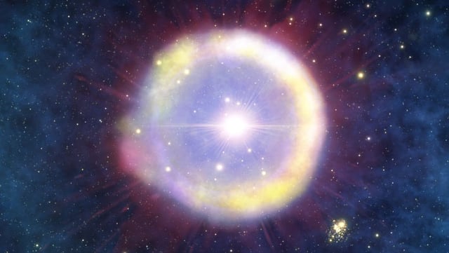 This artist’s impression shows a field of Population III stars as they would have appeared a mere 100 million years after the Big Bang. Image credit: NOIRLab / NSF / AURA / J. da Silva / Spaceengine.