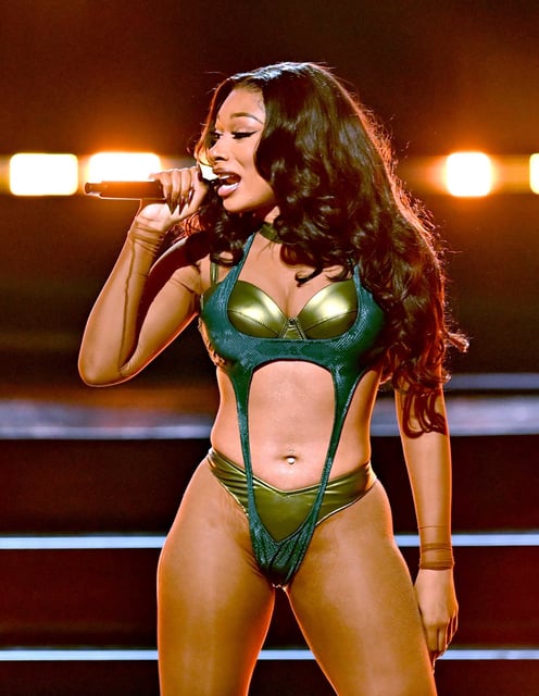 Megan Thee Stallion performs onstage at the 2024 BET Awards at Peacock Theater on June 30, 2024 in Los Angeles, California.