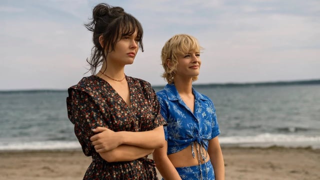 Emily Alyn Lind and Esther McGregor in "We Were Liars" (Prime Video)