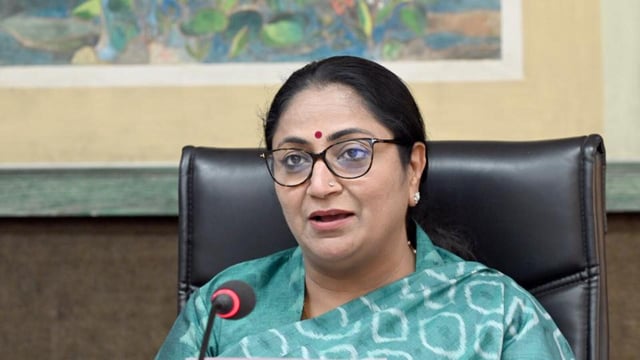 Delhi chief minister Rekha Gupta. (Sanjeev Verma/HT Photo)