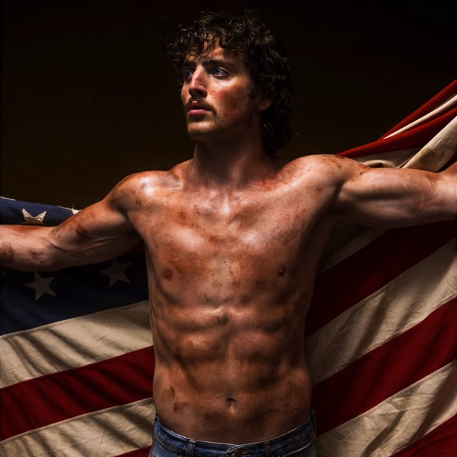 Benson Boone and his abs lope through 10 concise spongs on his sophomore album, "American Heart."