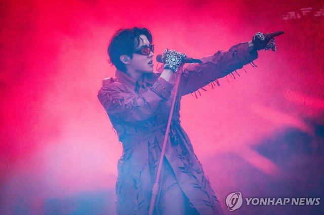 This photo, provided by BigHit Music on June 16, 2025, shows J-Hope of BTS. (PHOTO NOT FOR SALE) (Yonhap)