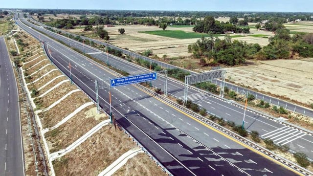 A view of the Gorakhpur Link Expressway. (ANI)