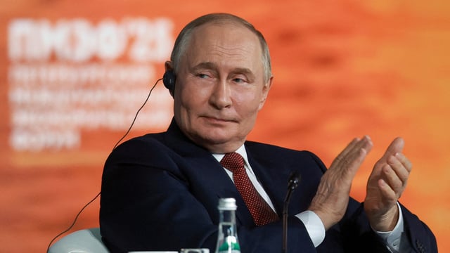 Russia's President Vladimir Putin reiterated his long-held belief that Russians and Ukrainians are one people. 