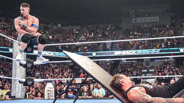 John Cena CM Punk WWE SmackDown | Image: WWE