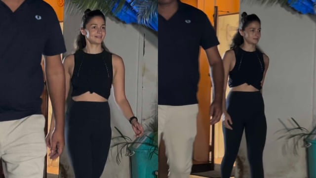 Alia Bhatt after Alpha dance rehearsal