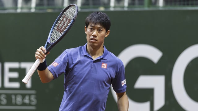 Japan's Kei Nishikori issued a public apology to his wife.