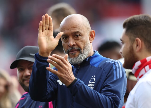 Soccer Football - Premier League - Nottingham Forest v Chelsea - The City Ground, Nottingham, Britain - May 25, 2025  Nottingham Forest manager Nuno Espirito Santo during a lap of appreciation after the match REUTERS/David Klein/File Photo