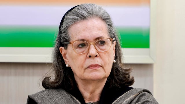 Congress Parliamentary Party chairperson Sonia Gandhi