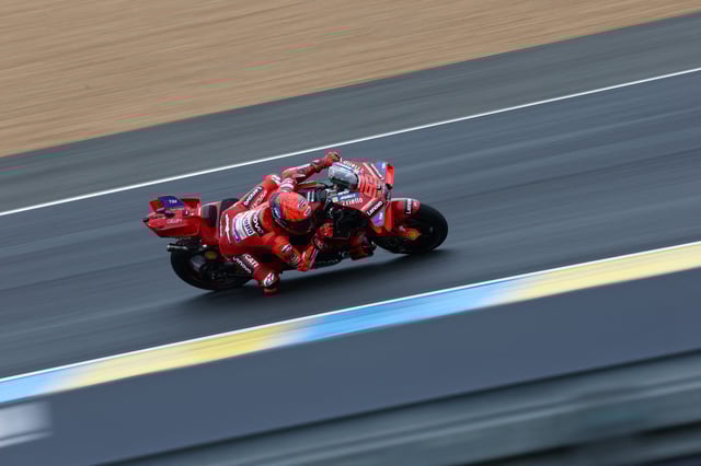 MotoGP - French Grand Prix - Bugatti Circuit, Le Mans, France - May 11, 2025 Ducati Lenovo Team's Marc Marquez in action during the MotoGP race REUTERS/Stephane Mahe/File Photo