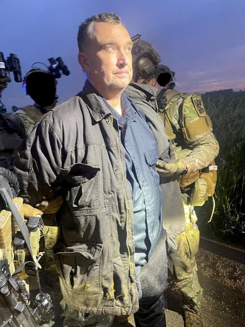 A handout photo posted by the Ramsey County Sheriff's Office appears to show Vance Luther Boelter, 57, the suspected gunman in the shooting deaths of a Minnesota Democratic state lawmaker and her husband, in custody, at an unidentified location, released June 15, 2025. Ramsey County Sheriff's Office via Facebook/Handout via REUTERS/File Photo