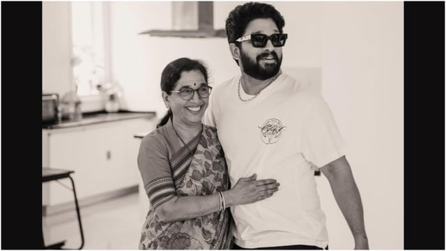 Allu Arjun shares sweet birthday wish for mother Nirmala with cute pic