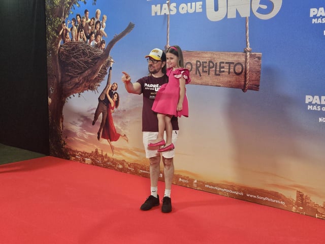 Santiago Segura en el estreno de su nueva película en el cine de MN4