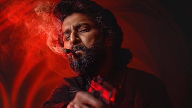 Nani in a still from Sailesh Kolanu's action film HIT: The Third Case. 