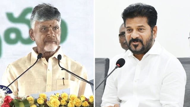 Andhra Pradesh CM Chandrababu Naidu and his Telangana counterpart Revanth Reddy have made positive overtures towards each other, so far | Pic credit: X