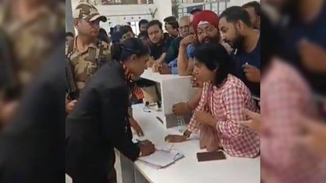 Chaos at Patna Airport As Air India Flight Lands Sans Passenger Luggage | Image: Screengrab, Social Media