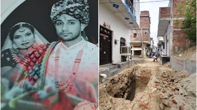 Faridabad woman's body recovered from 10 foot deep pit.  | Image: X