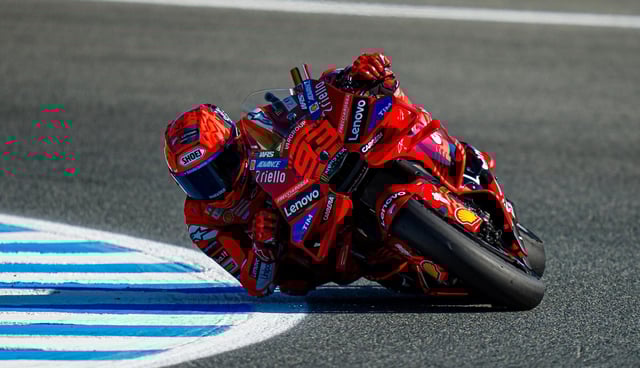 Marc Márquez (Ducati), ganador, hoy, de la prueba al 'sprint' de Mugello.