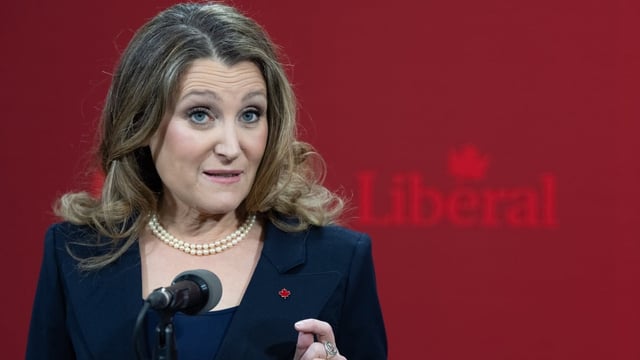 Transportation Minister Chrystia Freeland said she expects assurances that B.C. Ferries will mitigate security risks, including cybersecurity problems, after contracting a Chinese state-owned shipyard to build four new ferries.