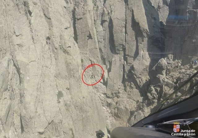 El accidente se produjo en una zona inaccesible para vehículos por tierra