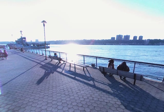 A yacht hit the West Harlem Piers on Sat., June 21, 2025. (Google)