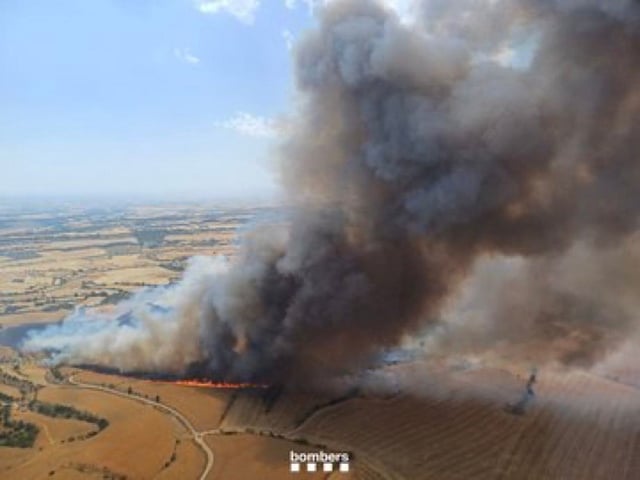 Incendio en Granyena