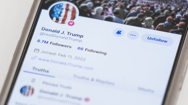 Truth Social is down.
