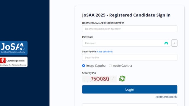JoSAA Counselling 2025: The window for online reporting and fee payment for Round 1 will close on June 22, 2025, at 5 PM.