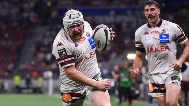 Maxime Lamothe est devenu le premier joueur à inscrire un triplé lors d’une demi-finale du Top 14.