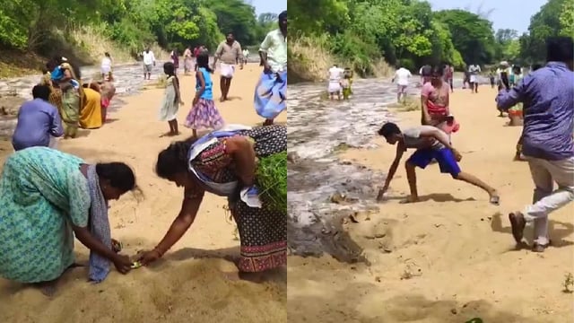 Heartwarming Gesture: Tamil Nadu Locals Welcome Cauvery River With Flowers And Prayers
