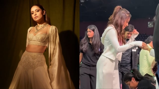 Nushrratt Bharuccha attended an event in Mumbai recently.