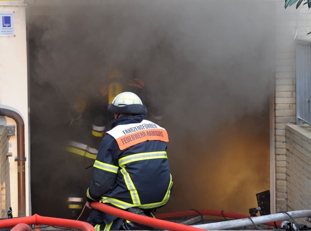 Das feuer war im Keller des Wohnhauses ausgebrochen. (Symbolfoto)