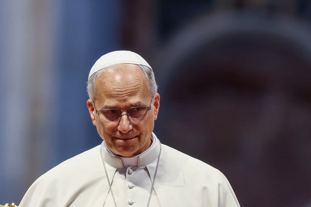 Pope Leo XIV holds a Jubilee audience on the occasion of the Jubilee of Sport, at St. Peter's Basilica, at the Vatican June 14, 2025. REUTERS/Yara Nardi/File Photo