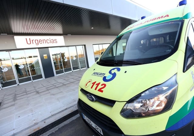 El anciano fue trasladado por los servicios de emergencia al Hospital Universitario de Toledo