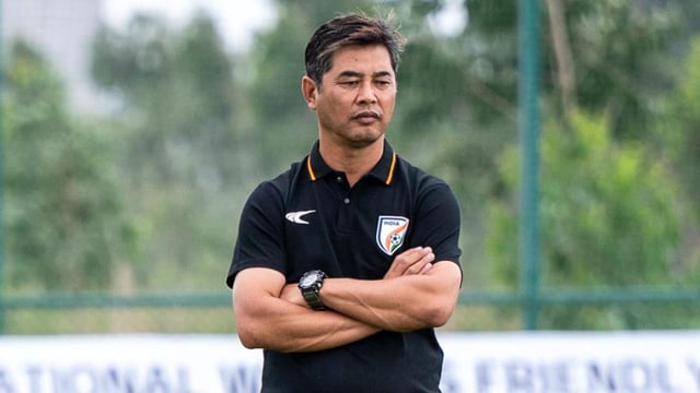 India women’s football team head coach Crispin Chhetri. (AIFF)