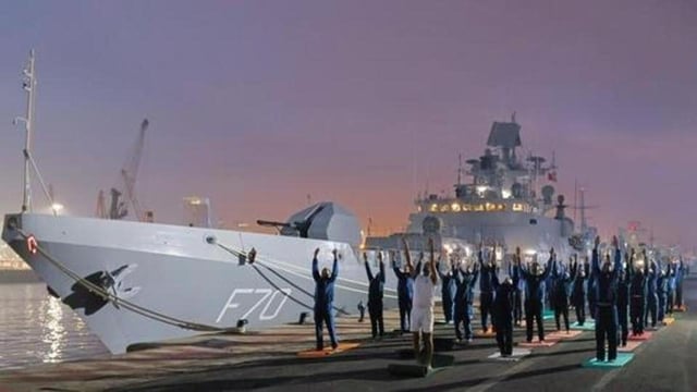 File photo of INS Tushil. Tamal is the second ship of the Tushil class, which is the upgraded version of their predecessors, Talwar and Teg classes having three ships each. (SpokespersonNavy-X)