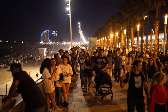 La verbena de Sant Joan en Barcelona