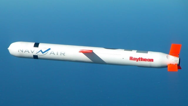The Tomahawk Land Attack Missile (TLAM) is a long-range, subsonic cruise missile developed by the US Navy.