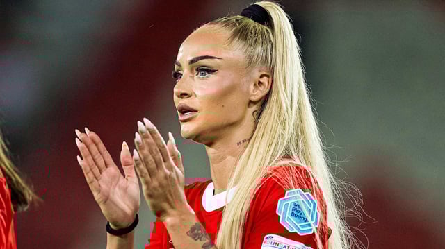 Die Schweizer Fußballerin Alisha Lehmann