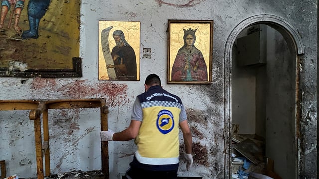 Syrie: un attentat-suicide dans une église du quartier chrétien tue 15 personnes