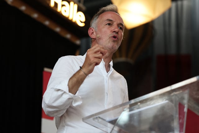 Le candidat à la primaire socialiste pour les municipales à Paris, Emmanuel Grégoire.