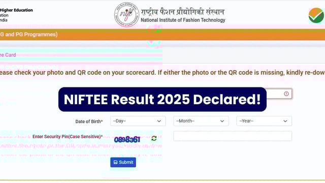 NIFT Result 2025 Declared at exams.nta.ac.in; Download UG, PG Scorecard Here