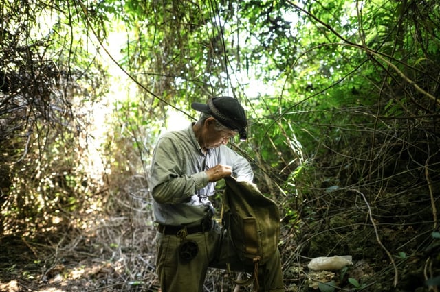 Takamatsu Gushiken was a 28-year-old scout leader when he was first asked to help search for the war dead, and was shocked to realise there were so many people's remains, in such a vast area