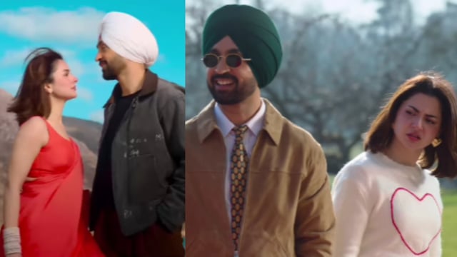 Hania Aamir and Diljit Dosanjh in Sardaar Ji 3 trailer