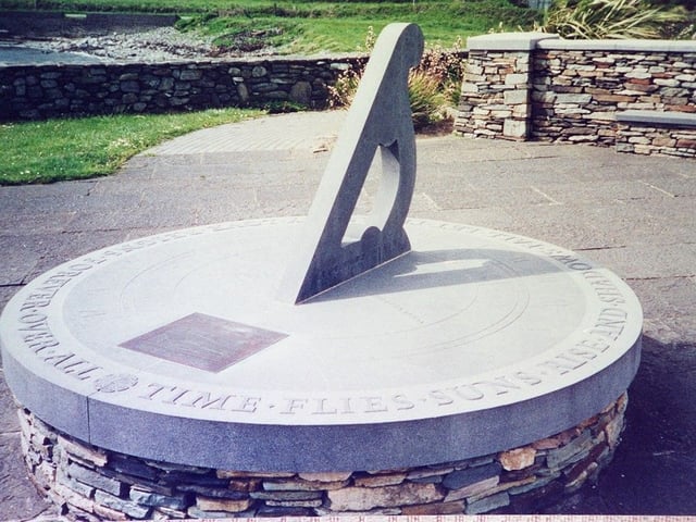  The memorial in Ahakista, Ireland to the people who lost their lives in the bombing of the Air India flight over Ireland in June, 1985.