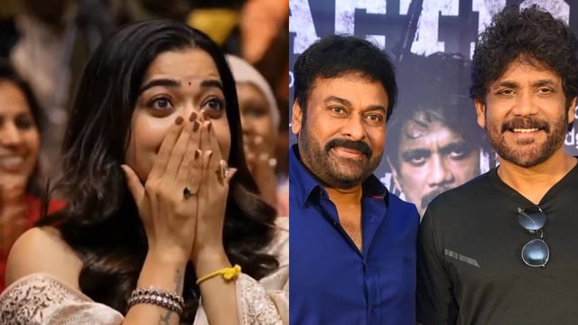 Rashmika Mandanna couldn't believe Nagarjuna's praise for her at Kuberaa success event.