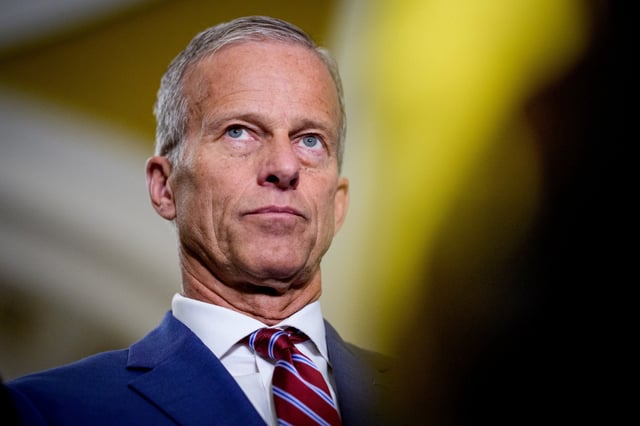 John Thune at the U.S. Capitol Building on June 3, 2025.