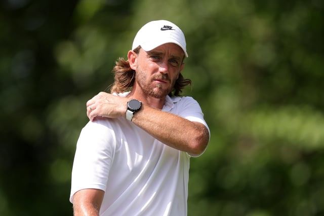 CROMWELL, CONNECTICUT - JUNE 22: Tommy Fleetwood of England walks from the 12th tee during the final round of the Travelers Championship 2025 at TPC River Highlands on June 22, 2025 in Cromwell, Connecticut. (Photo by Andrew Redington/Getty Images)