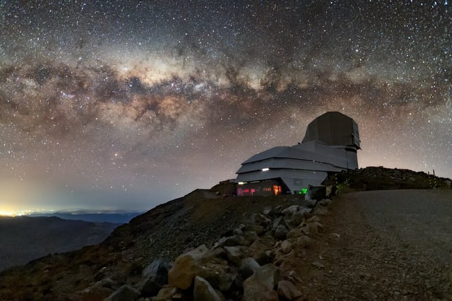 L’Observatoire Vera Rubin est installé dans le nord du Chili au sommet du Cerro Pachón.