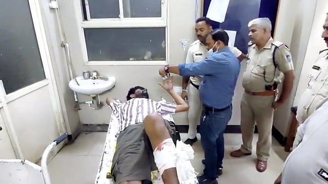 Bunty was shot in the leg during retaliatory police fire